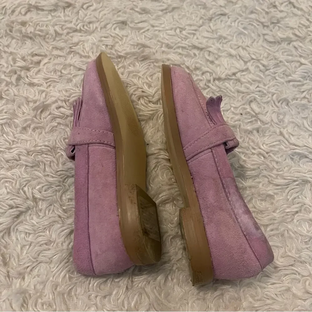 Janie and Jack Purple Suede Loafers